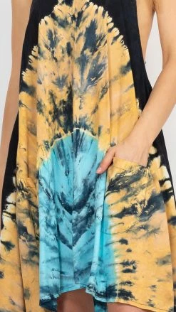 Lakhays New Arrivals Tiedye Trapeze Dress 12 Lakhays New Arrivals Tiedye Trapeze Dress