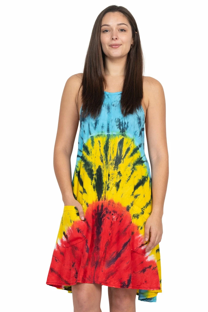 Lakhays New Arrivals Tiedye Trapeze Dress 2 Lakhays New Arrivals Tiedye Trapeze Dress