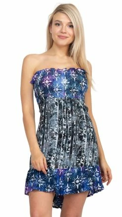 Lakhays Tie-dye Bandeau Dress
