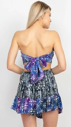 Lakhays Tie-dye Bandeau Dress