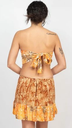 Lakhays Tie-dye Bandeau Dress