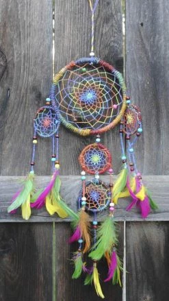 Lakhays Rainbow Kite Dream Catcher
