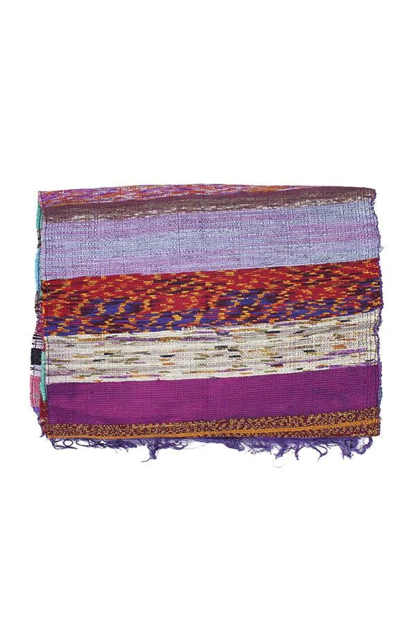Lakhays Handwoven Recycled Sari Runner Yoga Mat Rugs 5 Lakhays Handwoven Recycled Sari Runner Yoga Mat Rugs