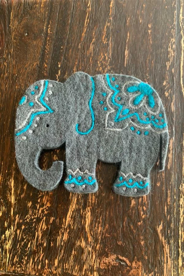 Lakhays New Arrivals Elephant Felt Trivets 7 Lakhays New Arrivals Elephant Felt Trivets
