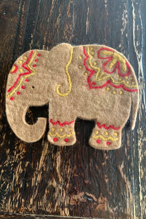 Lakhays New Arrivals Elephant Felt Trivets 8 Lakhays New Arrivals Elephant Felt Trivets