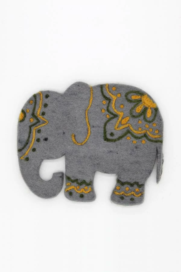 Lakhays New Arrivals Elephant Felt Trivets 3 Lakhays New Arrivals Elephant Felt Trivets