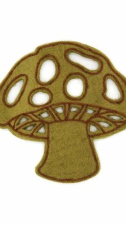 Lakhays New Arrivals Mushroom Felt Trivets
