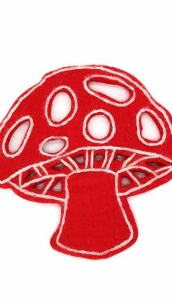 Lakhays New Arrivals Mushroom Felt Trivets