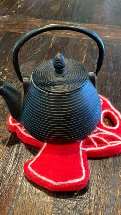 Lakhays New Arrivals Mushroom Felt Trivets 8 Lakhays New Arrivals Mushroom Felt Trivets