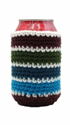 Lakhays Striped Can Insulator 4pc Set New Arrivals