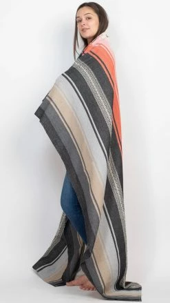 Lakhays New Arrivals Serape Stripe Beach Blanket