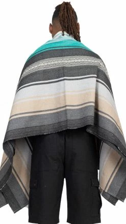 Lakhays New Arrivals Serape Stripe Beach Blanket
