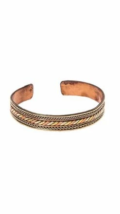 Lakhays Newa Brown Copper Bracelet