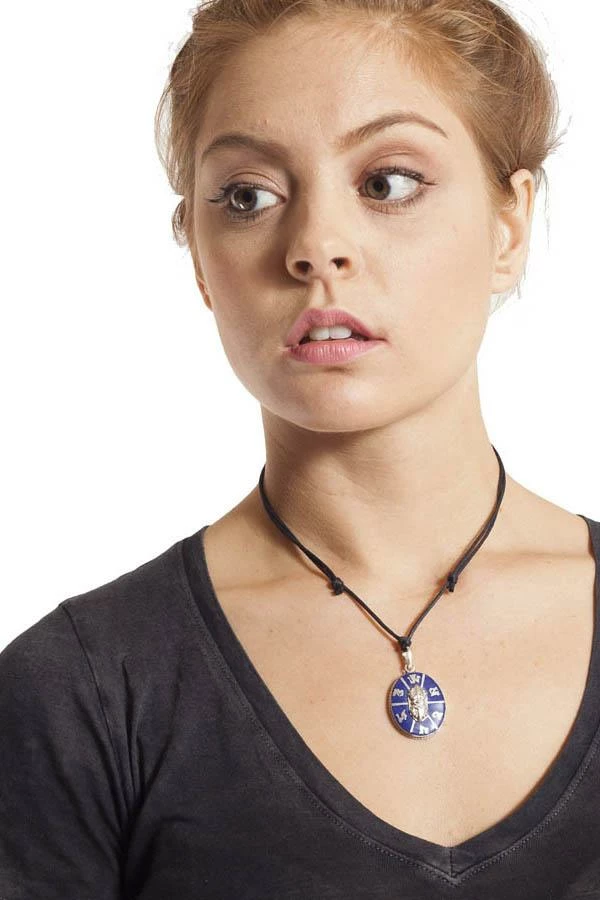 Lakhays Gifts Tibetan Prayer Dorje Pendant Necklace With Lapis 1 Lakhays Gifts Tibetan Prayer Dorje Pendant Necklace With Lapis