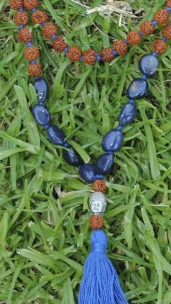 Lakhays Buddha Head Rudraksha Healing Mala Gifts