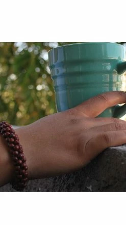 Lakhays Gifts Prayer Bead Rose Mala-red-ons Size