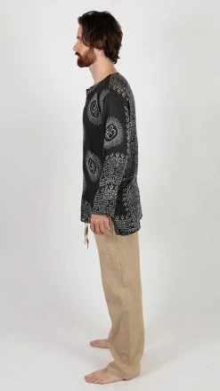 Lakhays Shirts Om Mantra Light Summer Kurta