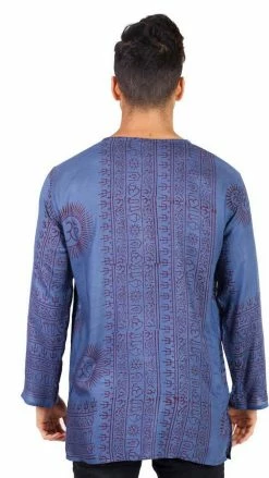 Lakhays Shirts Om Mantra Light Summer Kurta