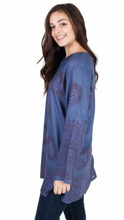 Lakhays Tank Tops Om Mantra Light Summer Kurta