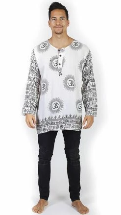 Lakhays Tank Tops Om Mantra Light Summer Kurta