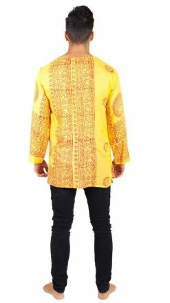 Lakhays Shirts Om Mantra Light Summer Kurta
