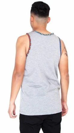 Lakhays Men's Grey Sleeveless Om Muscle Yoga Beach Top W/Pocket Tank Tops 7 Lakhays Men's Grey Sleeveless Om Muscle Yoga Beach Top W/Pocket Tank Tops