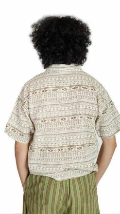 Lakhays Men's Cotton Half Sleeve Summer Kurta Top Shirt Shirts