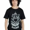 Lakhays Men's Ganesh Wisdom Eveyday Light Fabric Cotton T Shirt T-Shirt