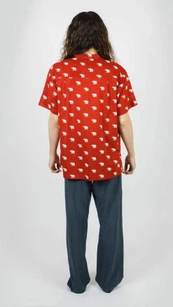 Lakhays Elephant Summer Button Down
