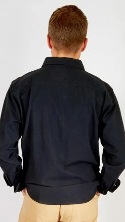 Lakhays Cotton Button-Down Long Sleeve Shirt