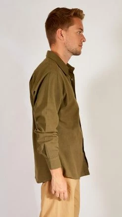 Lakhays Cotton Button-Down Long Sleeve Shirt