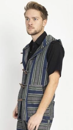 Lakhays New Arrivals Rustic Nepal Hooded Vest