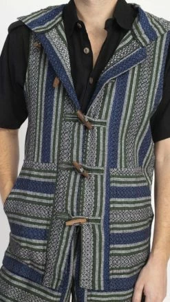 Lakhays New Arrivals Rustic Nepal Hooded Vest 7 Lakhays New Arrivals Rustic Nepal Hooded Vest