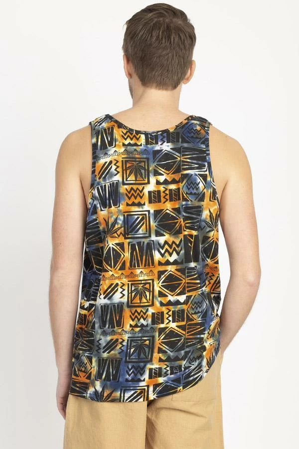 Lakhays 90's Print Tie-dye Mens' Tank Top 7 Lakhays 90's Print Tie-dye Mens' Tank Top