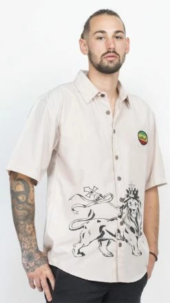 Lakhays New Arrivals Lion Of Judah Men's Rasta Shirt 8 Lakhays New Arrivals Lion Of Judah Men's Rasta Shirt