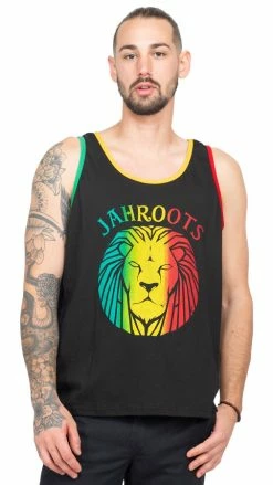 Vendor-unknown Jah Roots Lion Tank Top Tank Tops