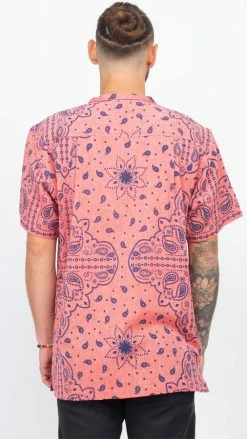 Lakhays Bandana Print Camp Shirt