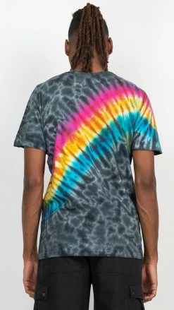 Lakhays Unisex Rainbow Arc Tie-Dye T-Shirt New Arrivals