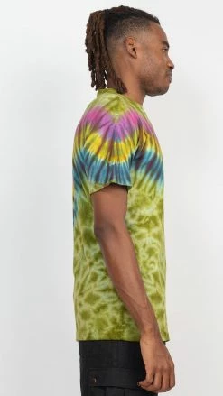 Lakhays Unisex Rainbow Arc Tie-Dye T-Shirt New Arrivals