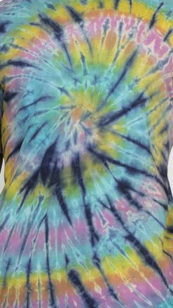 Lakhays New Arrivals Unisex Rainbow Arc Tie-dye T-Shirt