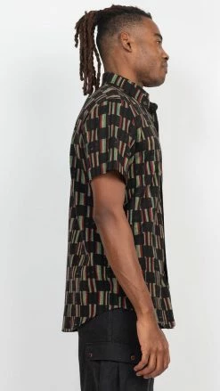 Lakhays Checkered Rasta B D Shirt New Arrivals