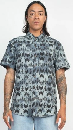 Lakhay-Wholesale Shirts Tribal Ptn Tiedye BD Shirt