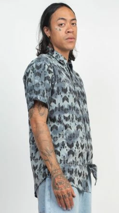 Lakhay-Wholesale Shirts Tribal Ptn Tiedye BD Shirt