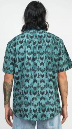 Lakhay-Wholesale Shirts Tribal Ptn Tiedye BD Shirt
