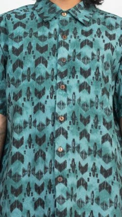 Lakhay-Wholesale Shirts Tribal Ptn Tiedye BD Shirt