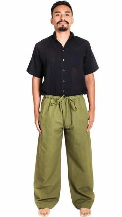 Lakhays Men's Classic Hemp-Cotton Blend Lounge Pants