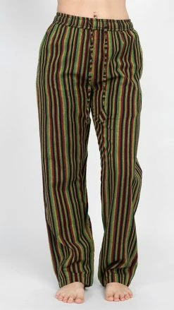 Lakhays UniSex Drawstring Stripe Pants