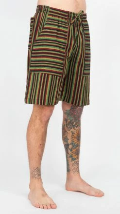 Vendor-unknown Men's Drawstring Stripe Short