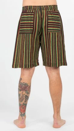 Vendor-unknown Men's Drawstring Stripe Short