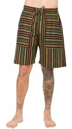 Vendor-unknown Men's Drawstring Stripe Short